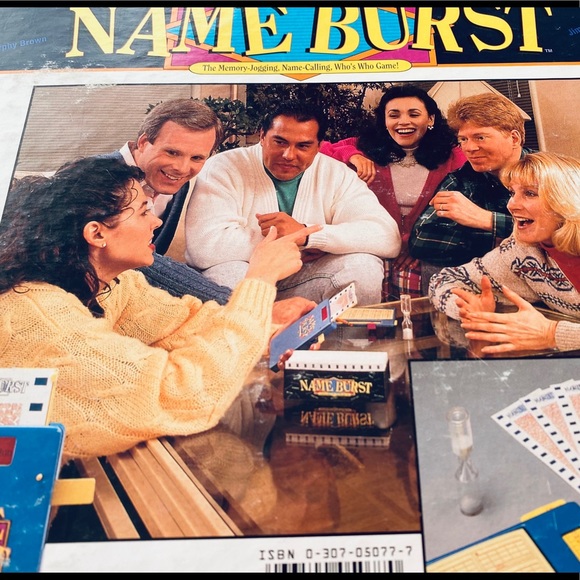 Vintage “Name 💥 Burst” Board Game from 1992 - Picture 2 of 16